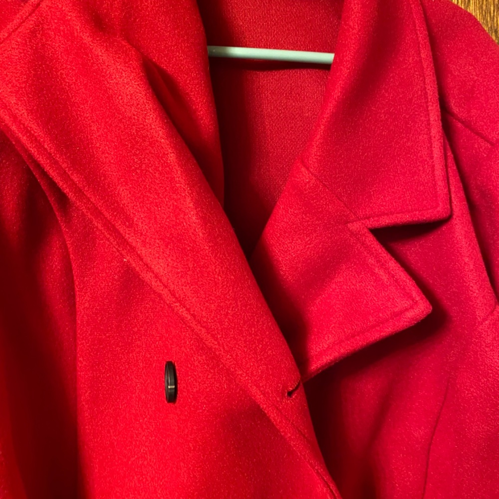 Red Trench Coat - Picture 5 of 13